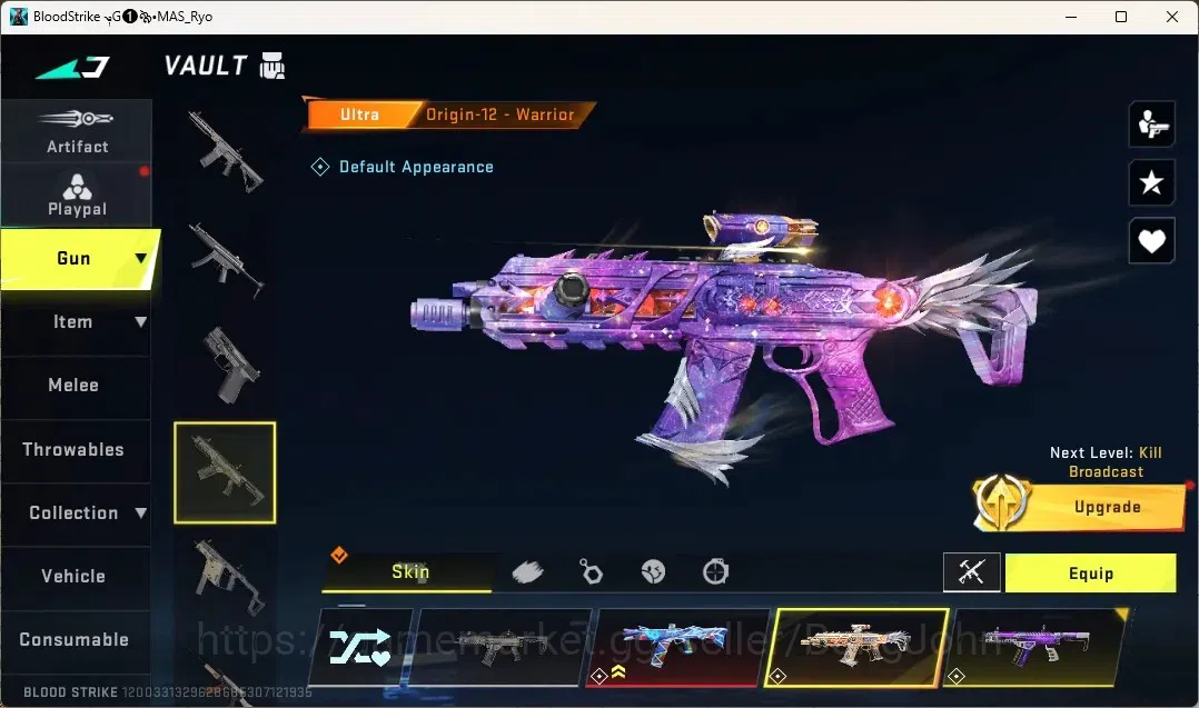 Blood Strike Accounts Collab Skin ASIA | 1 EVO:Fal|1 Eternal Guns| 7 Collabs Guns | 10 Ultra Guns |4Collab Striker|7 Ultra 3
