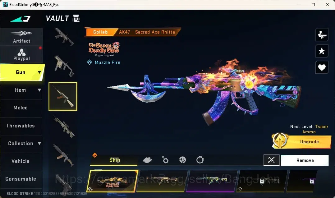 Blood Strike Accounts Collab Skin ASIA | 1 EVO:Fal|1 Eternal Guns| 7 Collabs Guns | 10 Ultra Guns |4Collab Striker|7 Ultra 5