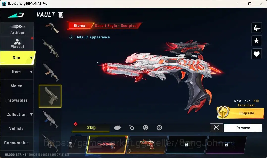 Blood Strike Accounts Collab Skin ASIA | 1 EVO:Fal|1 Eternal Guns| 7 Collabs Guns | 10 Ultra Guns |4Collab Striker|7 Ultra 6