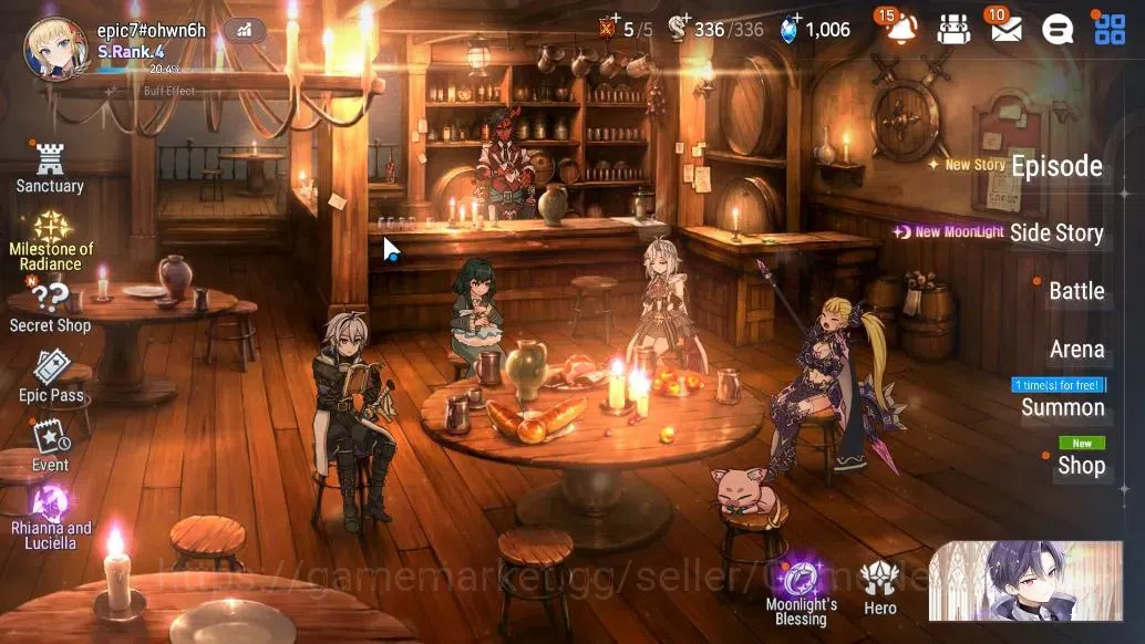 Epic Seven Accounts GLOBAL Unverif|19ML(NOTOS,LOTScales,Salome,GenRas, image 1