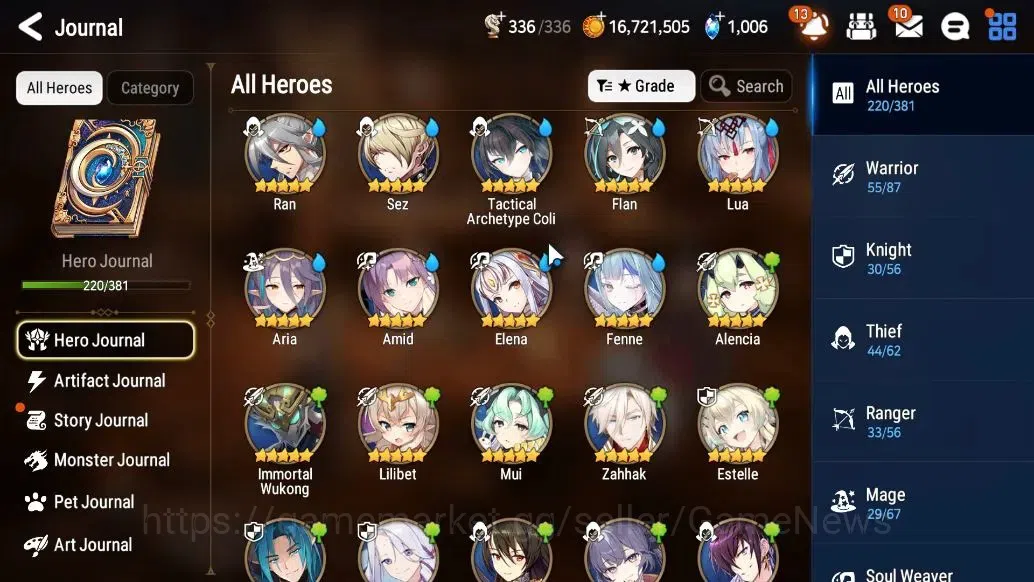 Epic Seven Accounts GLOBAL Unverif|19ML(NOTOS,LOTScales,Salome,GenRas, image 10