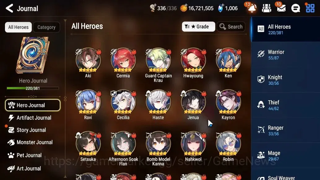 Epic Seven Accounts GLOBAL Unverif|19ML(NOTOS,LOTScales,Salome,GenRas, image 8