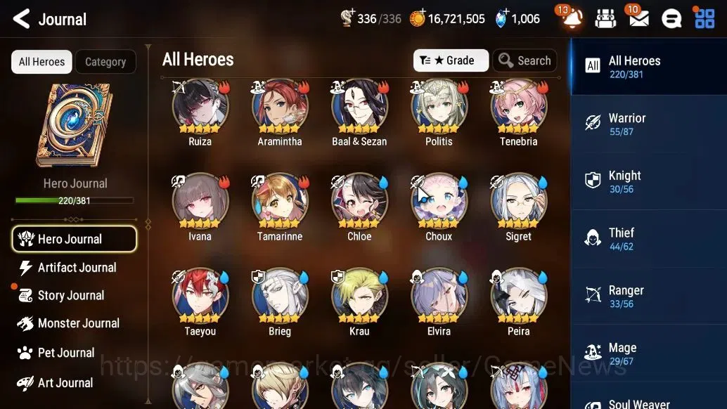 Epic Seven Accounts GLOBAL Unverif|19ML(NOTOS,LOTScales,Salome,GenRas, image 9
