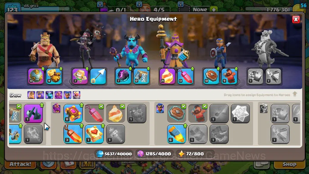 Clash of Clans Accounts TH 14 - BH 8|LV 202|HH 8|BK 53,AQ 64,GW 44,MP 27,R image 1