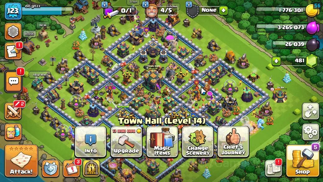 Clash of Clans Accounts TH 14 - BH 8|LV 202|HH 8|BK 53,AQ 64,GW 44,MP 27,R image 2