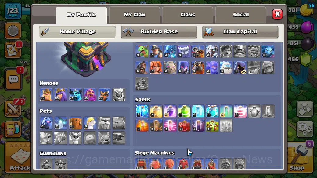 Clash of Clans Accounts TH 14 - BH 8|LV 202|HH 8|BK 53,AQ 64,GW 44,MP 27,R image 7