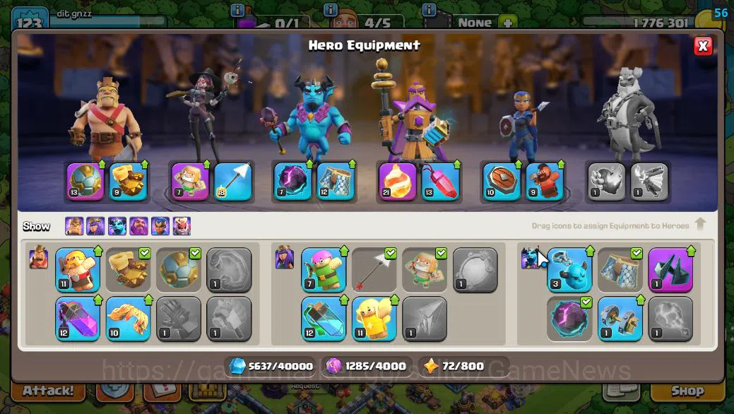 Clash of Clans Accounts TH 14 - BH 8|LV 202|HH 8|BK 53,AQ 64,GW 44,MP 27,R image 8