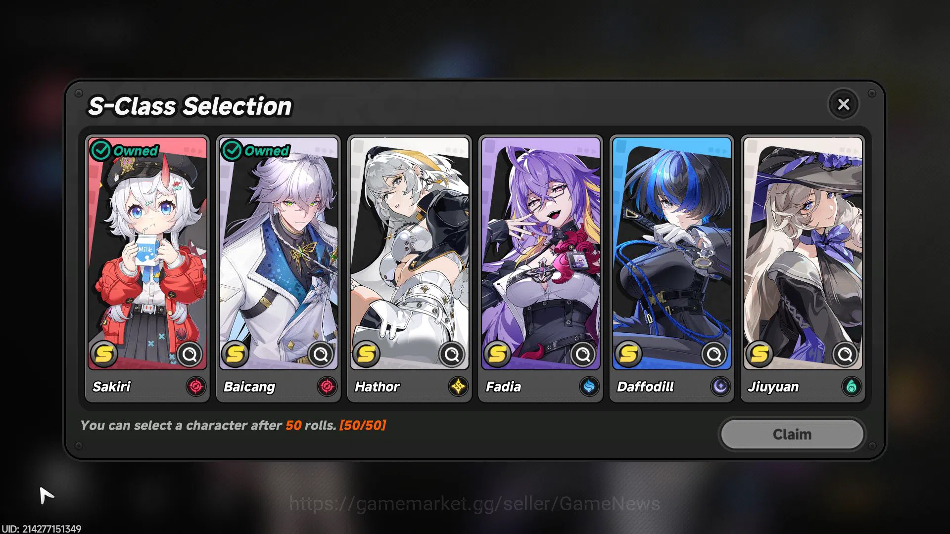 Neverness to Everness Accounts GLOBAL EU |HL 3| 1 SSR Limited Nanally | 4 SR [Min image 3