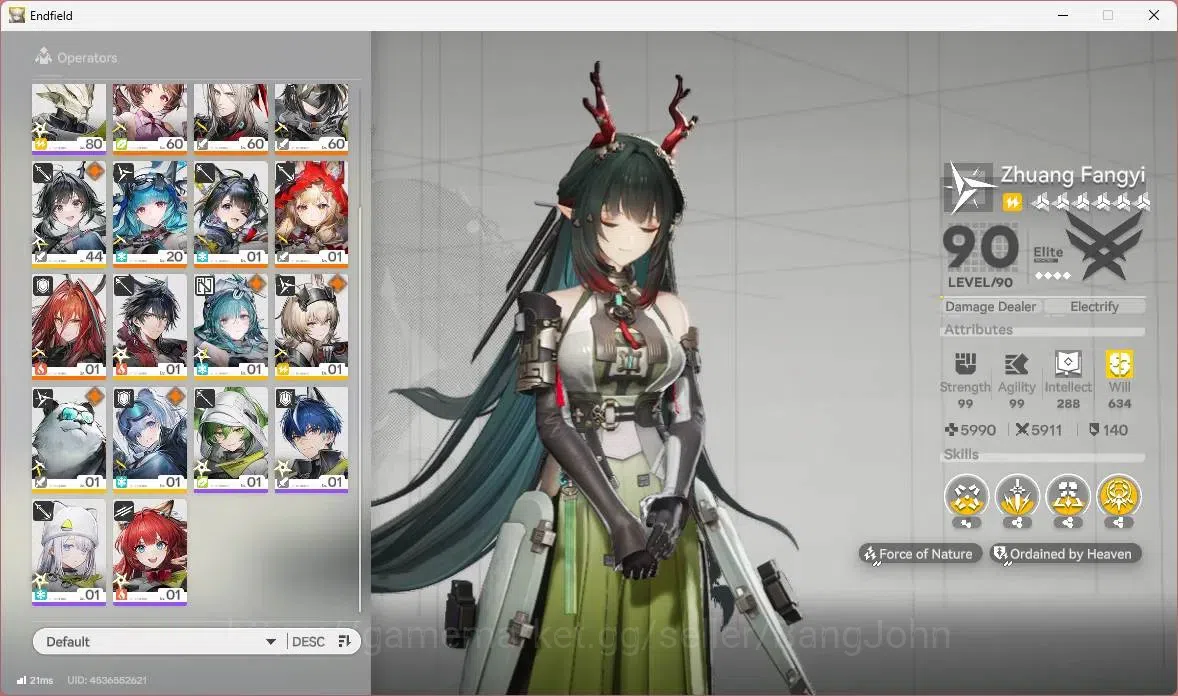 Arknights: Endfield Accounts Asia | Lv54|3 Limit+3Sign|Limit(Z.Fangyi,Rossi,Tan image 17