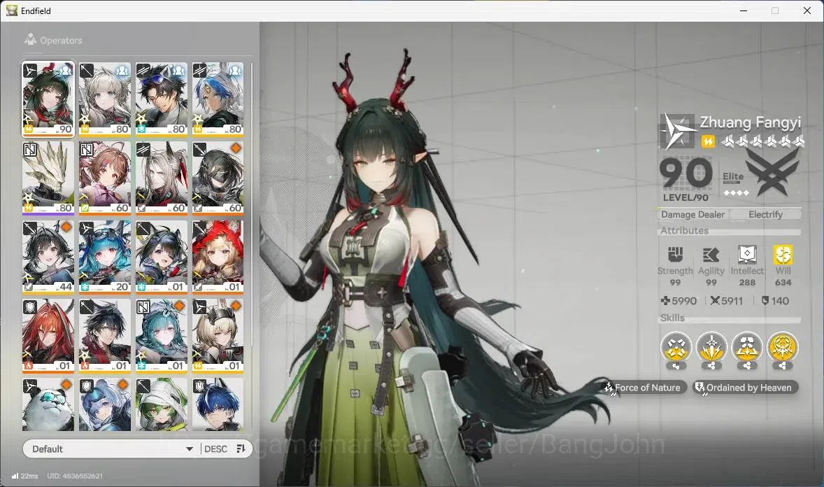 Arknights: Endfield Accounts Asia | Lv54|3 Limit+3Sign|Limit(Z.Fangyi,Rossi,Tan image 18