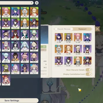 Genshin Impact Accounts Others Asia|AR 50|5 Limited + 3(*5 Weapon)|Raiden Shogun+Sign,Lauma,Yoimima,Yae