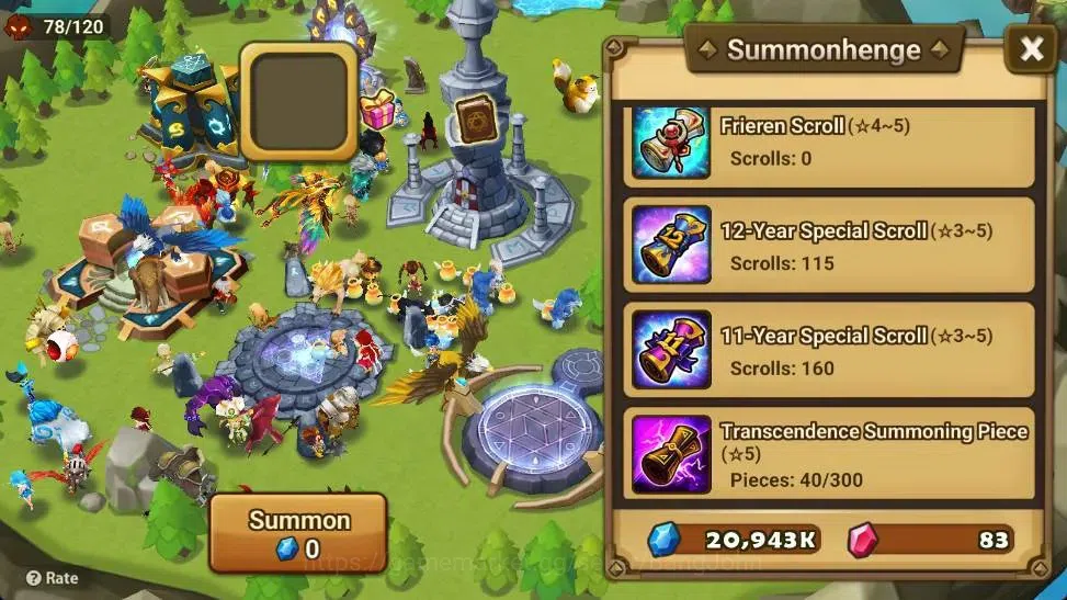 Summoners War: Sky Arena Accounts Starter GLOBAL | NB 5 TESHAR,Starter Gacha 115 12Y+160 11Y Scrool, 3 Legendary All 3
