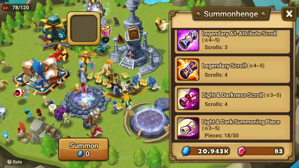 Summoners War: Sky Arena Accounts Starter GLOBAL | NB 5 TESHAR,Starter Gacha 115 12Y+160 11Y Scrool, 3 Legendary All 4