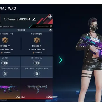 Blood Strike Accounts Starter Asia Starter|ETERNAL Uzi-Star Chaser Lv2|1 ULTRA Gun|2 LEGENDARY Chests|1 LEGENDARY Music