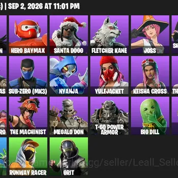 Fortnite Accounts 35 Skins | Level 930 | Jack Skellington, Godzilla Evolved + Iron Man Zero | All Platforms