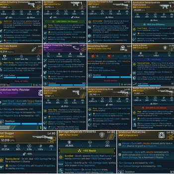 Borderlands 4 Items [GOD ROLL FULL BUILD] L60 RANGER RAFA 4.0 - UVH7 READY | MAYHEM 20 TAKEDOWN READY - 15 ITEMS