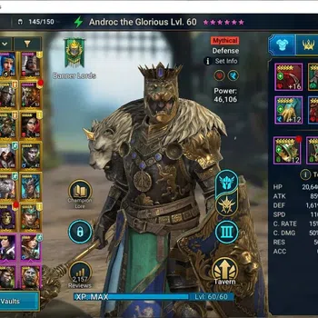 Raid: Shadow Legends Accounts Mid-Game Lv48 851K PWR|1Mytic(AndrocA3)+24Legend(WixwellA3,Ninja,Artax,TimitA3,Mc
