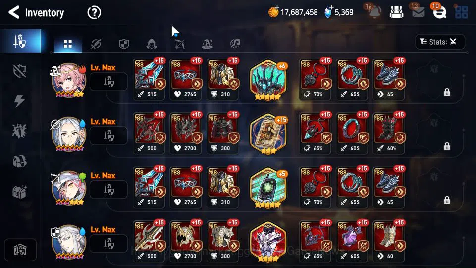 Epic Seven Accounts GLOBAL UNVERIF|New Era|6 ML(BArunka,SP Politis,SC image 7