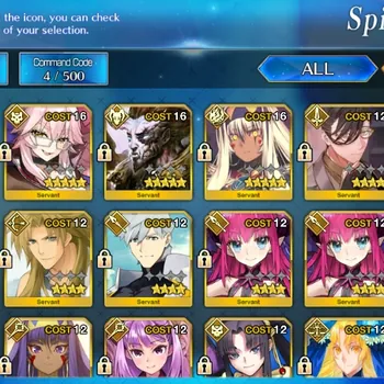 Fate-Grand Order Accounts NA Orleans Lv 10|4 SSR|Koyanskaya Light,Nito Alter,Arjuna Archer,Xiang Yu +2 SSR Select|CE Black