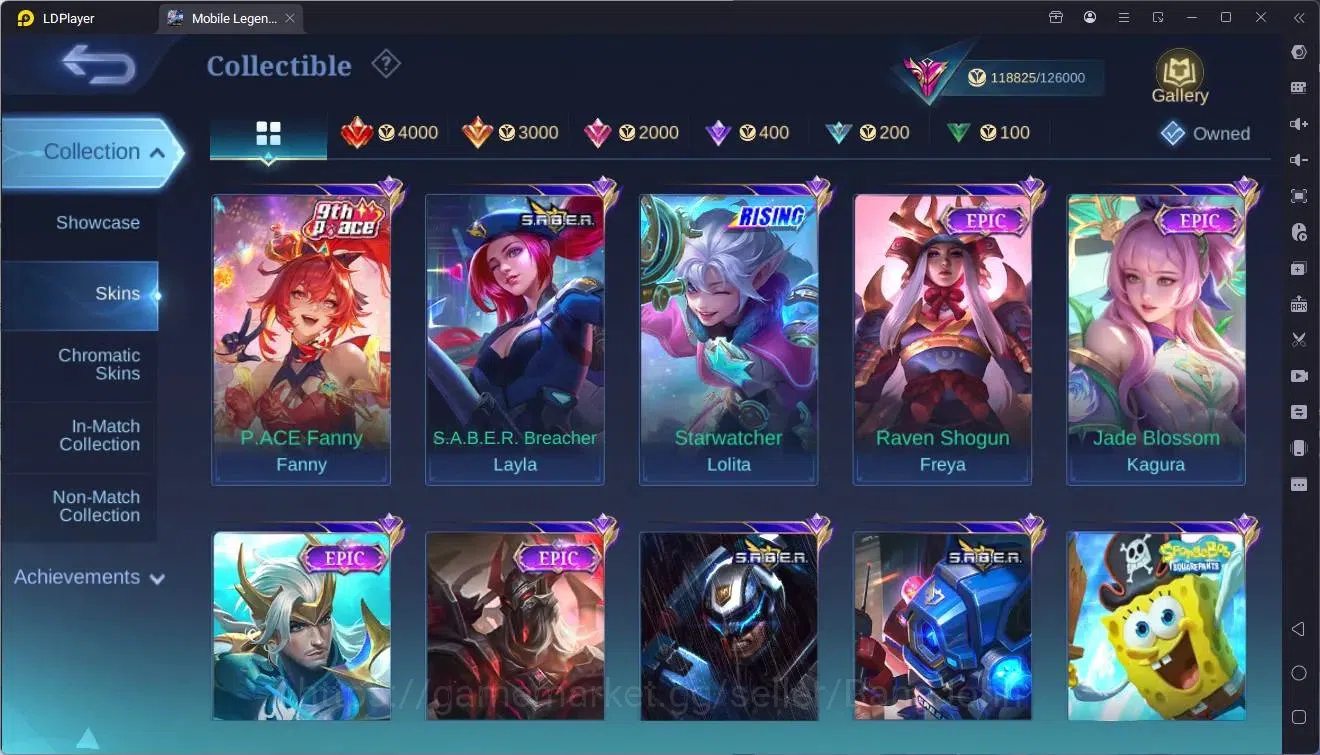 Mobile Legends: Bang Bang Accounts Global|Hero 133|Skin 425|Exalted|Legend Franco|KOF image 13