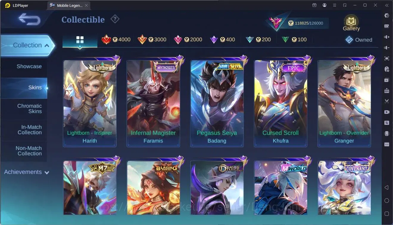 Mobile Legends: Bang Bang Accounts Global|Hero 133|Skin 425|Exalted|Legend Franco|KOF image 20