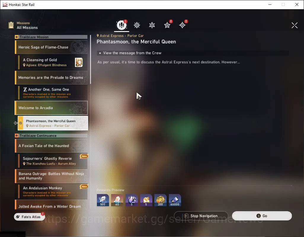 Honkai Star Rail Accounts Mid Game Asia|TL 59|7 Limited|[Saber E1,Archer]+Sign 10