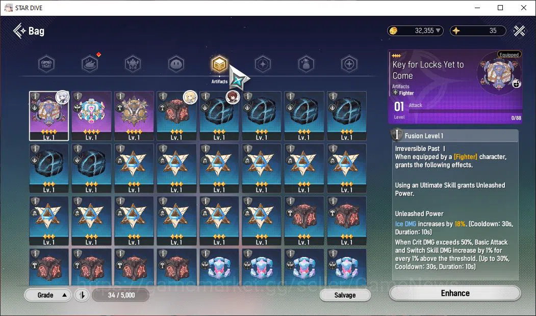 Mongil:Star Dive Accounts Global | Fresh Starter AL 2 | 1 SSR Meta - Ophelia image 5