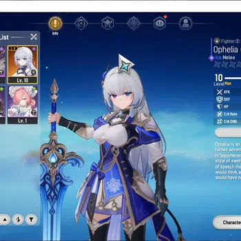 Mongil:Star Dive Accounts Global | Fresh Starter AL 2 | 1 SSR Meta - Ophelia | 5 SR - Reina, Ellie | Log Netmarble Email