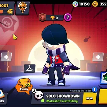 Brawl Stars Accounts 1007 Trophy|10K Bling|16 Brawlers 2 Max Lvl: Nita Shely|5 Epic Edgar,Frank,Stu,Emz,Bo|CN ON|Take