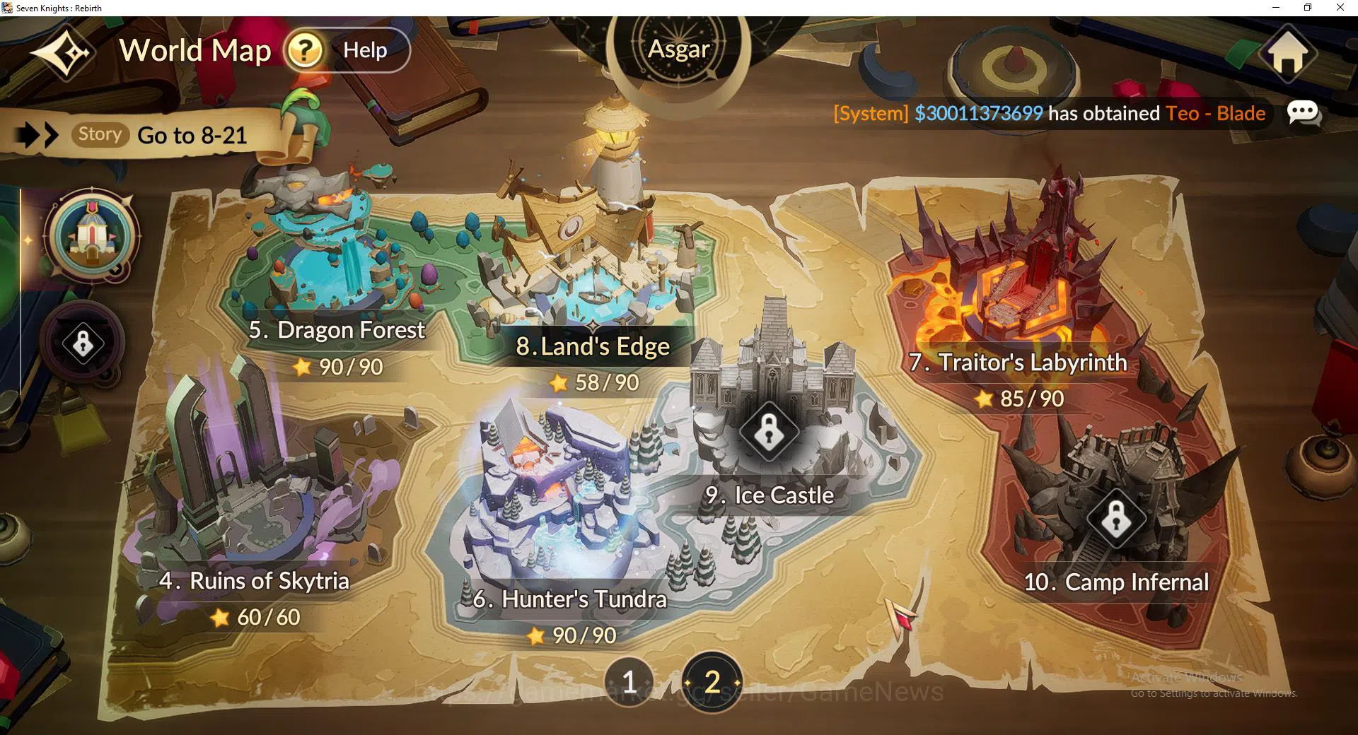 Seven Knights Re:Birth Accounts [Re:BIRTH] Global Adv 8-20| 8 Legend 5 S+(TeoTC2 4 image 3