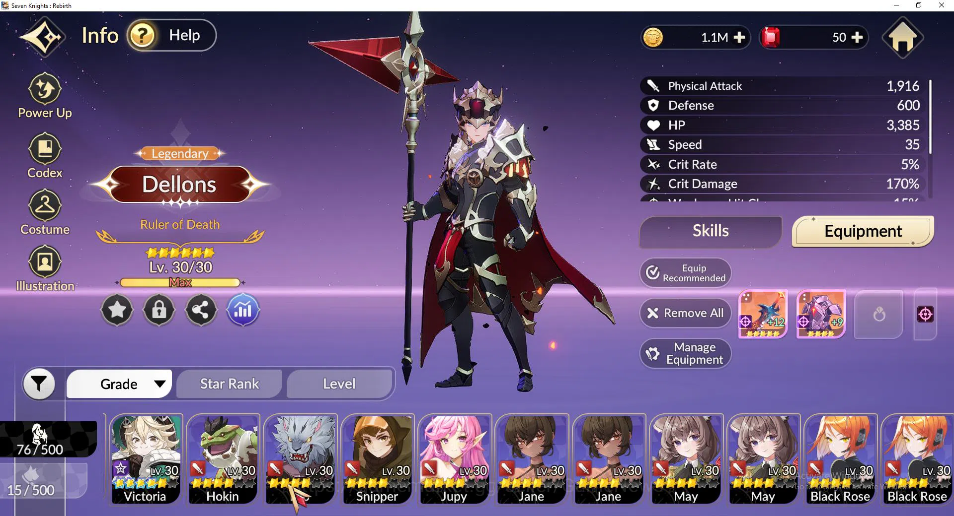 Seven Knights Re:Birth Accounts [Re:BIRTH] Global Adv 8-20| 8 Legend 5 S+(TeoTC2 4 image 9