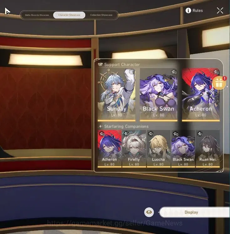 Honkai Star Rail Accounts End Game Asia|TL 70|23 Limited|[Acheron,Black Swan]+Sign,Sunday E1,Ruan Mei E1,Loucha 2