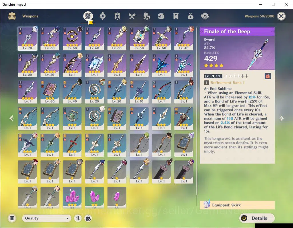 Genshin Impact Accounts ASIA|AR 38|2 Limited+25(*4Character)|Columbina,Ski image 11