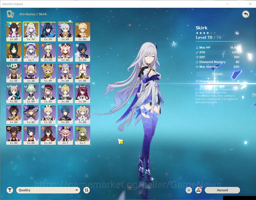 Genshin Impact Accounts ASIA|AR 38|2 Limited+25(*4Character)|Columbina,Ski image 12