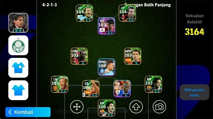 eFootball Accounts Legends & Iconic Players Mobile|PW 3164|Ruud Van Nlstelroolj BigT,Fernando Torres Epic,Olivier Giroud 1