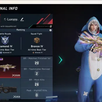 Blood Strike Accounts Rare Skin ASIA|2 Eternal Gun:M4A1-Sacred Embrace[Deluxe]&M4A1-Blight's Embrace|3 Legendary Gun|Check