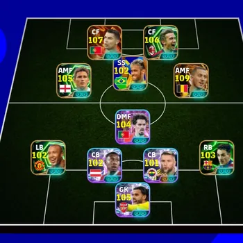 eFootball Accounts Legends & Iconic Players COLECTIVE 3236+ | BIGTIME RONALDO x BIGTIME HAZARD x NEYMAR JR x VITINHA x ANDRY