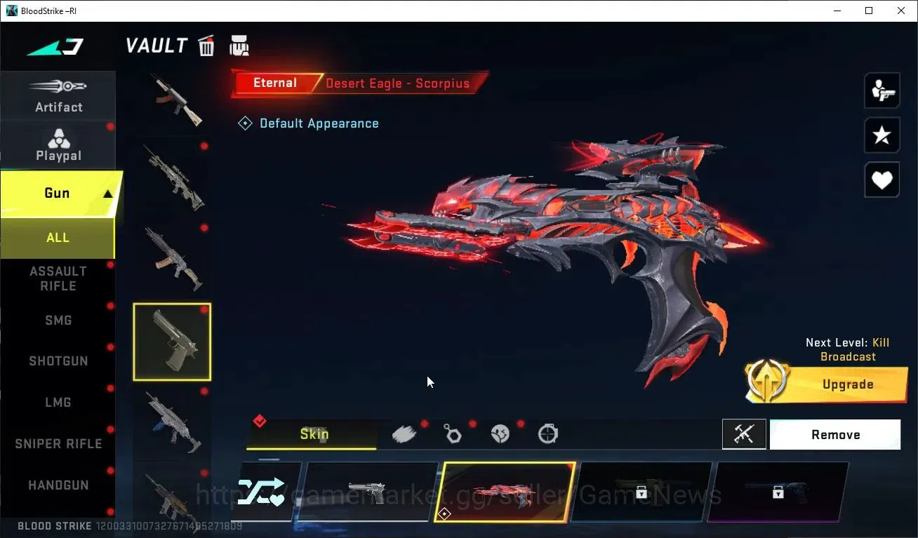 Blood Strike Accounts ASIA|ETERNAL AK47-Overtical,DeAgle+MELEE TalonKnif image 15