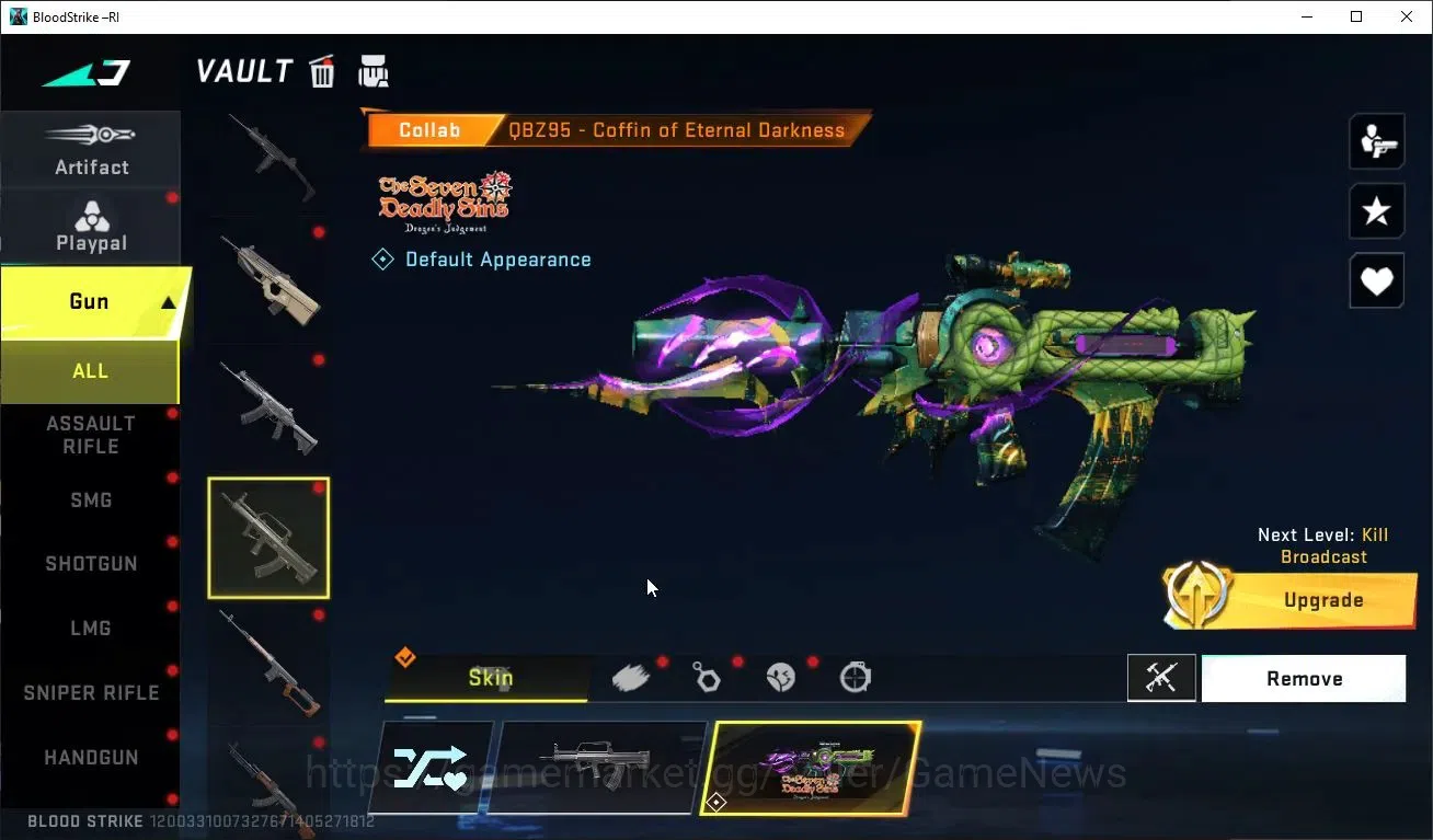 Blood Strike Accounts ASIA|ETERNAL AK47-Overtical,DeAgle+MELEE TalonKnif image 17