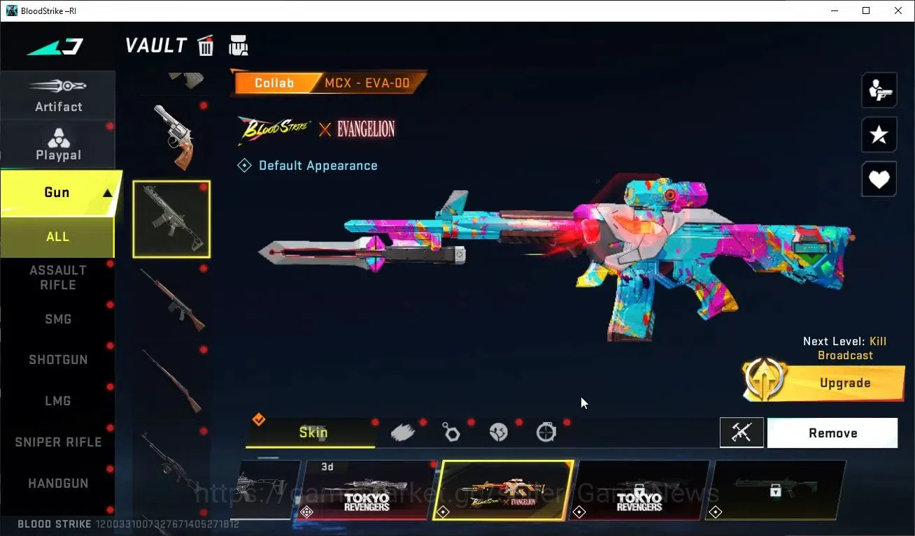 Blood Strike Accounts ASIA|ETERNAL AK47-Overtical,DeAgle+MELEE TalonKnif image 19