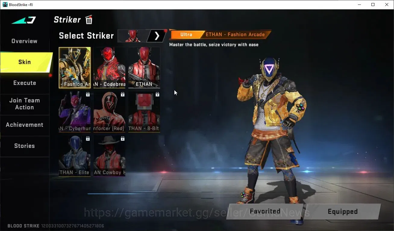 Blood Strike Accounts ASIA|ETERNAL AK47-Overtical,DeAgle+MELEE TalonKnif image 7