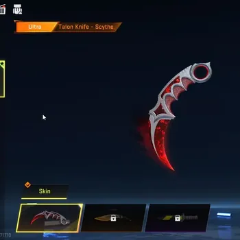 Blood Strike Accounts Others Asia|Ultra Melee Talon Scythe+ 1 Legendary Nova Vogue+5 Striker|Rank Bronze IV|NetEase|BLS6606