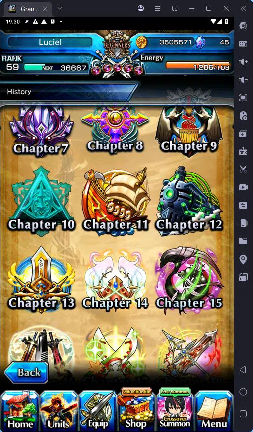 Grand Summoners Accounts GLOBAL|Ascend 7|Rank 59|Summer Miyu TW |Shirou Emi image 7