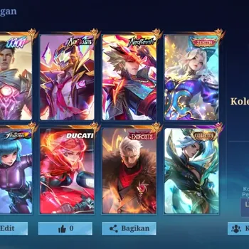 Mobile Legends: Bang Bang Accounts Collector Global|262 Skin|Exalted|11.11 Gusion,Collector Ling,DUCATI Benedetta,KOF