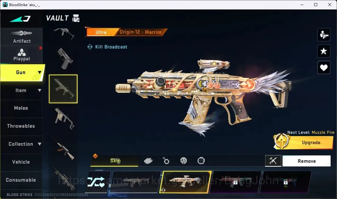 Blood Strike Accounts ASIA | 4 ULTRA GUNS: M4A1 Ironsurgency, Origin-12  image 4