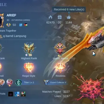 Mobile Legends: Bang Bang Accounts Collector Hero 83|Skin 125|Collector(Natalia),Lunar(Sun),2 Saber,2 Dragon Tamer,2
