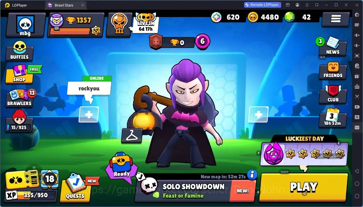 Brawl Stars Accounts Android | 1357 Thropy|20 Brawler|3 Max Lv(Shelly,E image 1