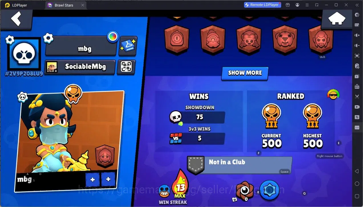 Brawl Stars Accounts Android | 1357 Thropy|20 Brawler|3 Max Lv(Shelly,E image 3
