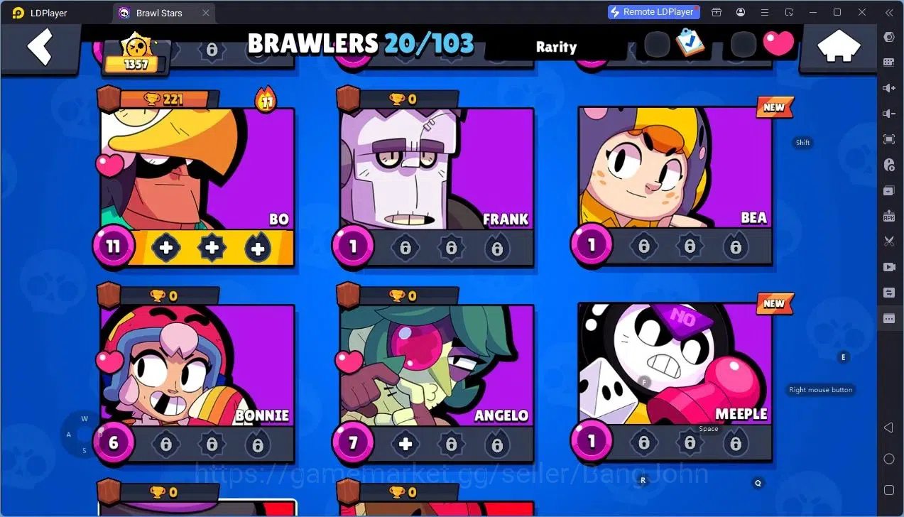 Brawl Stars Accounts Android | 1357 Thropy|20 Brawler|3 Max Lv(Shelly,E image 7