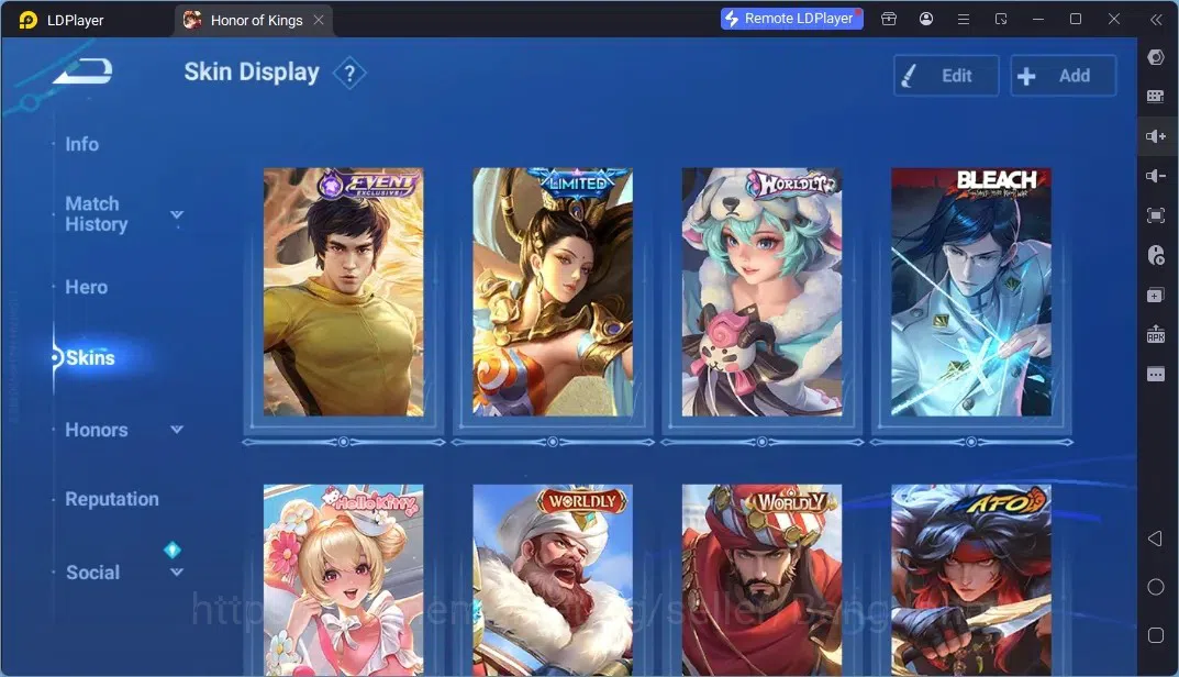 Honor of Kings Accounts Rare Skin Global | 111H 109S |PRECIOUS Detective Conan Marco Polo,Limited DiaoChan,Legend 4